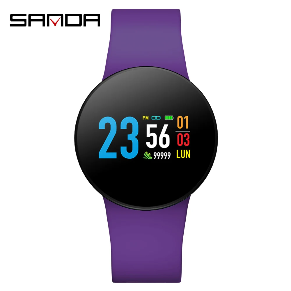 

SANDA SD3 Fashion Casual Women/Men Smart Reminder Sleep Monitor Wristwatch OLED Touch Screen Pedometer Sport Dress Digital Watch