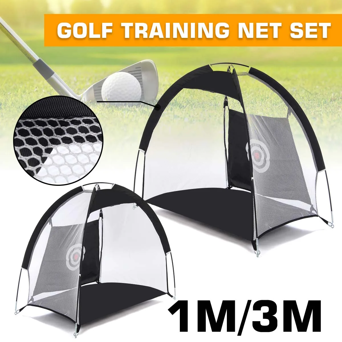 Складная сетка для гольфа 1 м/3 м тренировочная стрельбы тренировочное