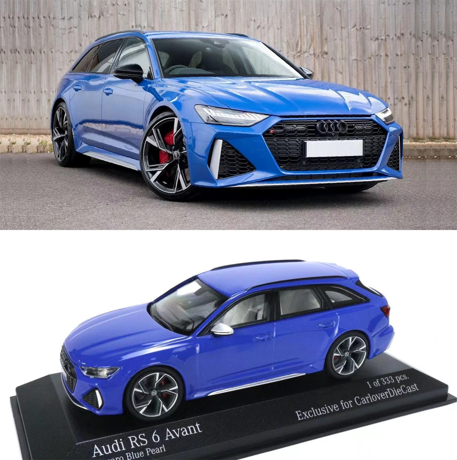 

Minichamps 1:43 Audi RS6 Avant C8 2020 универсал, многоцветная лимитированная Коллекционная Коллекция, металлическая литая модель, игрушка в подарок