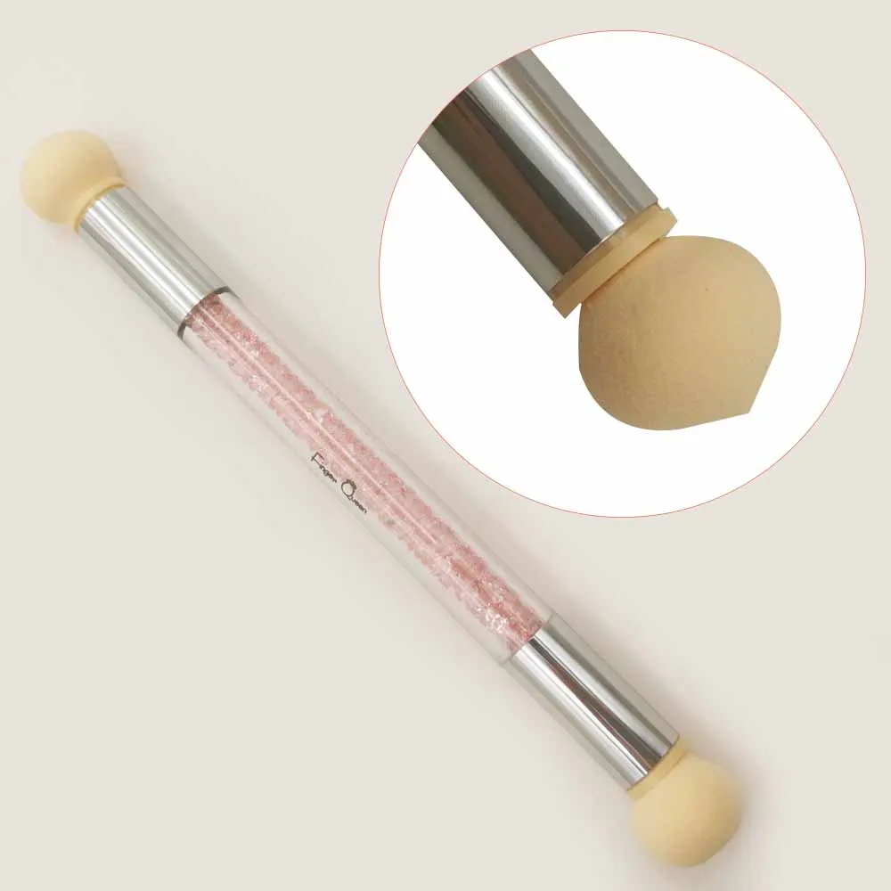 Двойная головка для дизайна ногтей цветная градиентная ручка акриловая