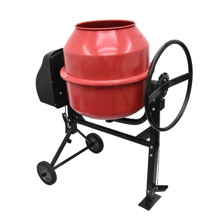 

New Upgrade Mute Electric Vertical Small Animal Feed Mixer CM140L High-quality Cement Concrete Mortar Mixer 110V/220V 550W 140L