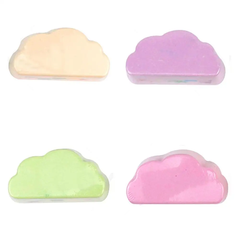 

110g Rainbow Soap Cloud Bath Salt Bubble Bath Moisturizing Exfoliating Cleaning Body Multicolor Essential Oil Skin Care Props