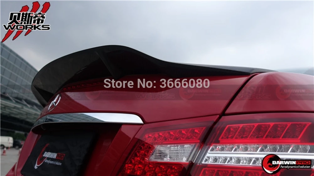 Задний спойлер из углеродного волокна крыло задний спойлер багажника для Mercedes E Class Coupe W207 C207 2010- E200 E250 E300 E350