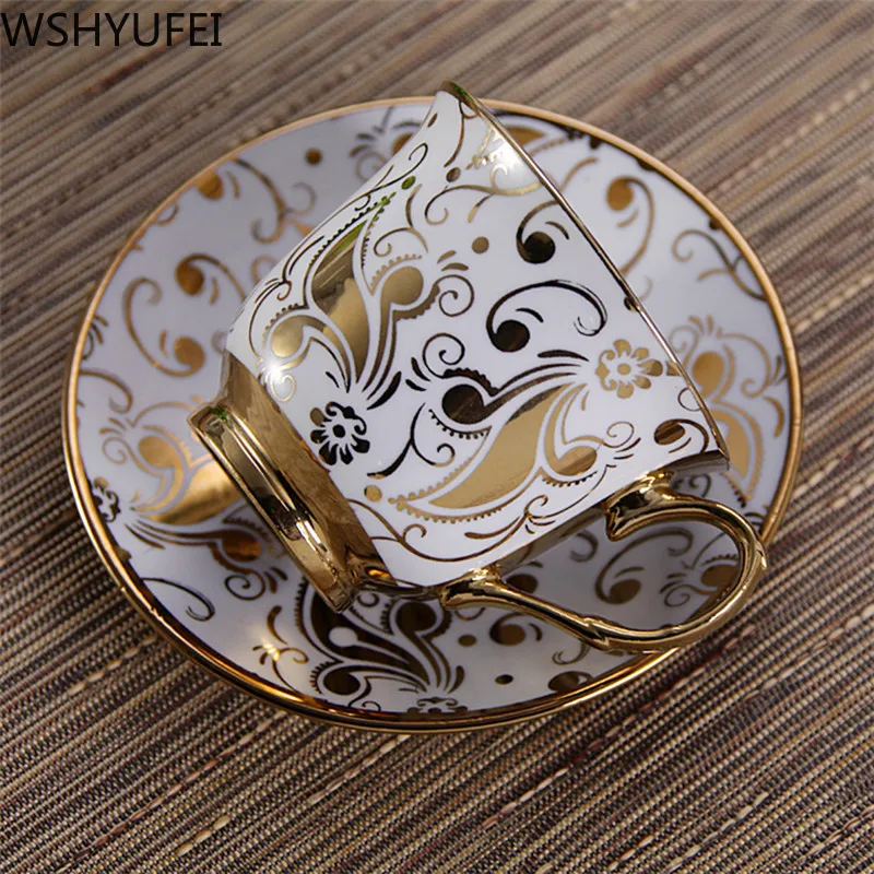 Новинка роскошная кофейная чашка элегантная Двойная модель Высококачественная