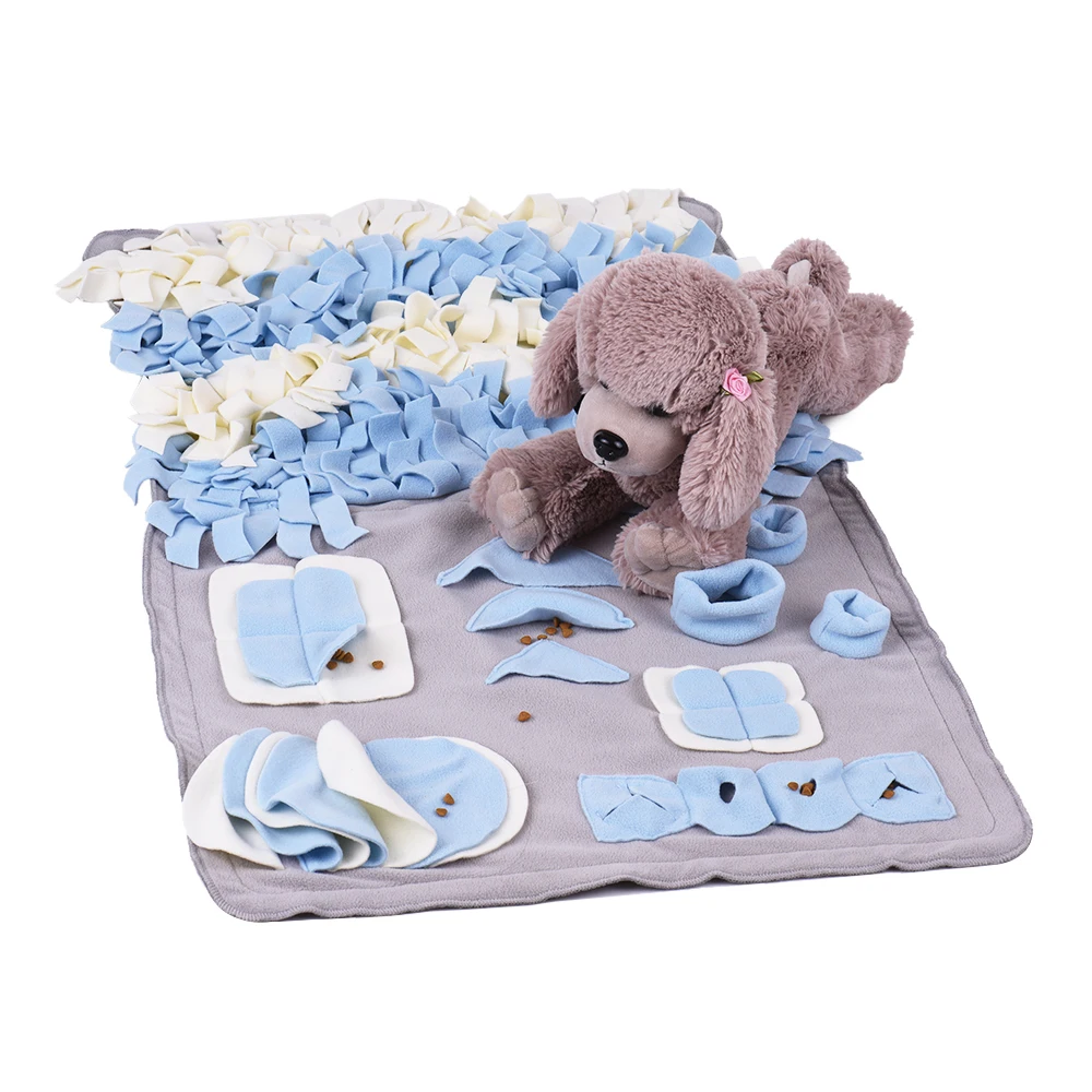 Pet Dog Mats Cat Sofa Bed Handmade Play Mat Snuffle Training Feeding Foraging Nose Work Blanket Washable Toy | Дом и сад