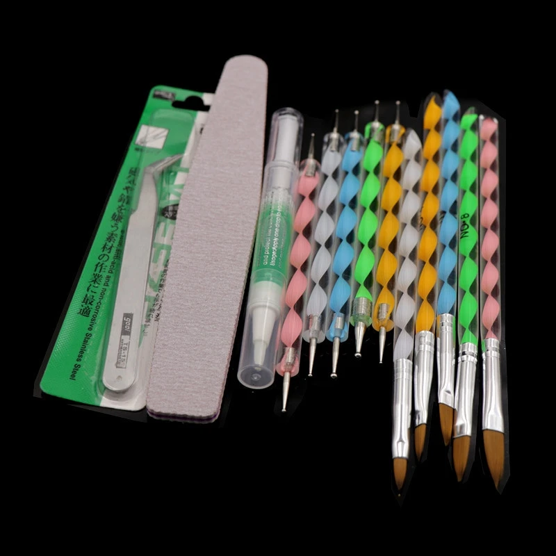 Новые принадлежности для ногтей профессионалов 50 акриловый жидкий порошок блеск