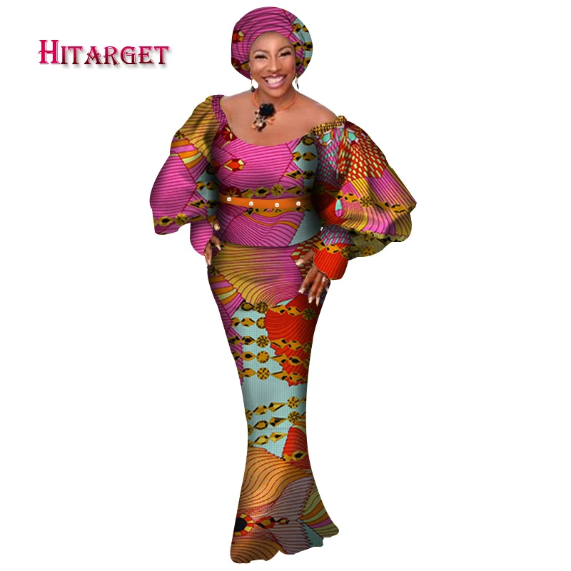 Hitarget/комплект из 3 предметов в африканском стиле Хлопковый топ с принтом Дашики +