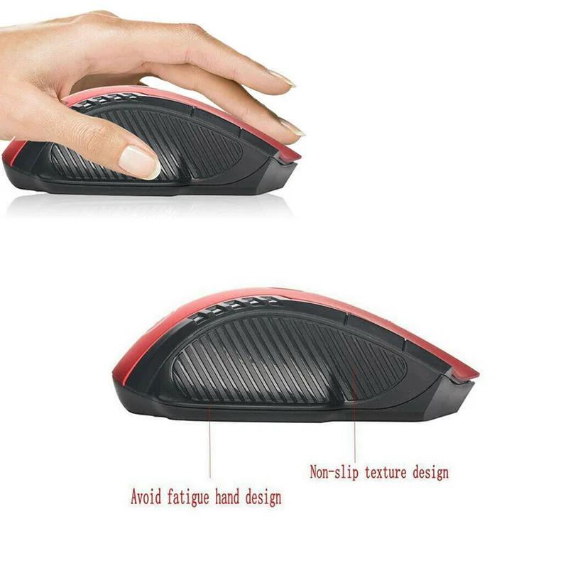 

Wireless Mouse Gamer 2.4GHz Transmission Mini Receiver 6 Keys Professional Computer Mouse Gamers Mice