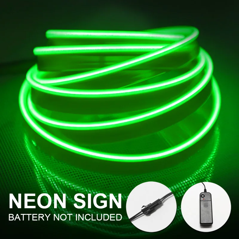 

Neon Light Neon Sign El Wire neon Led Under Car Flexible Soft Tube Lights LED Strip Sign 1M/2M/3M/5M Rope Light RGB Car Decor