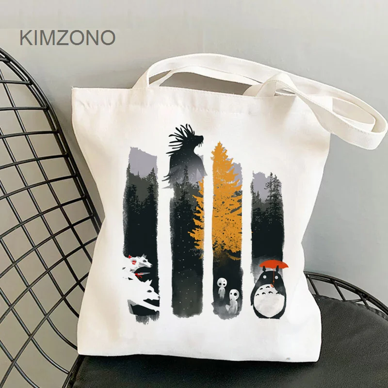 

Сумка для покупок Totoro, сумка для продуктов, экологически чистая сумка для покупок, тканевая сумка, многоразовые сумки