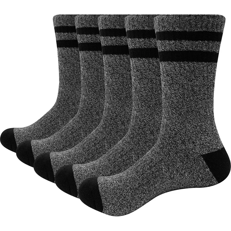 Sports Socks Terry Bottom Cycling Socks 5 PAIRS Hiking Socks Running Cotton Socks Sport Women Female Hiking Accessories Outdoor