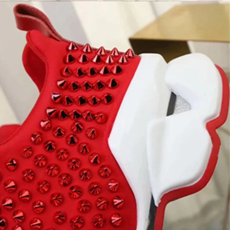 

Women Sneakers 2021 Fashion Superstar Slip-Nn Rivet Platform Sneaker Woman Seasons Sport Shoes Comfortable Tennis