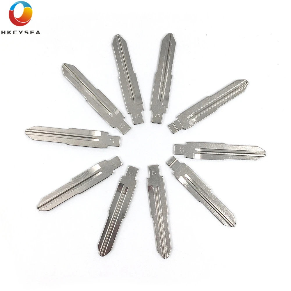 HKCYSEA 10 шт./лот металлический пустой необработанный откидной дистанционный ключ KD
