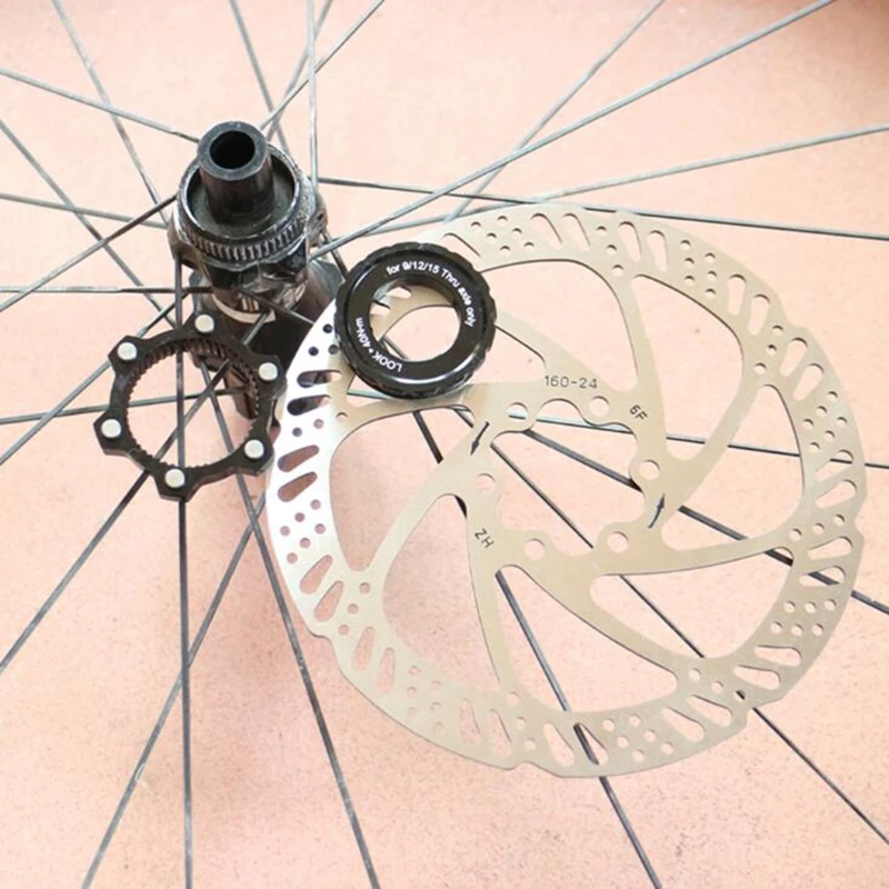 

Center Lock Conversion 6 Hole Brake Disc for 6 Bolt SM-RTAD05/SM-RTAD10 Centerlock to 6-hole Adapter