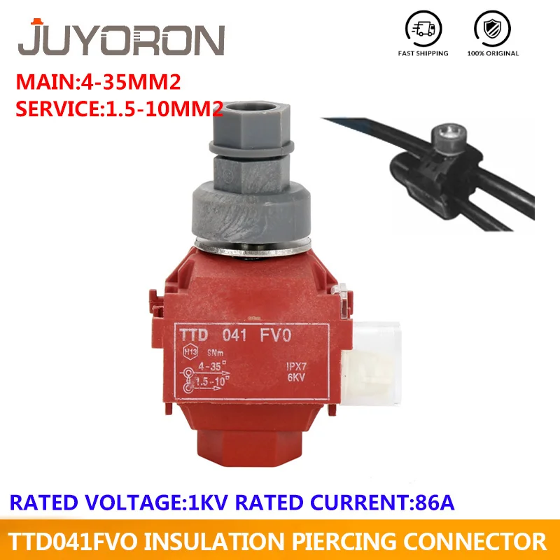 JUYORON 1 шт. Соединитель с Проколом изоляции Main4 35mm2 Service1.5 10mm2 Кабельный соединитель