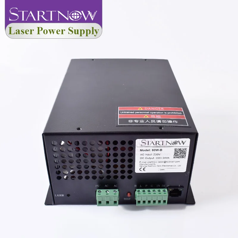 60W-B Co2 лазерное устройство PSU MYJG-60 Co2 лазерный источник 110 В 220 В CO2 лазерный источник питания 60 Вт для лазерной гравировки и резки