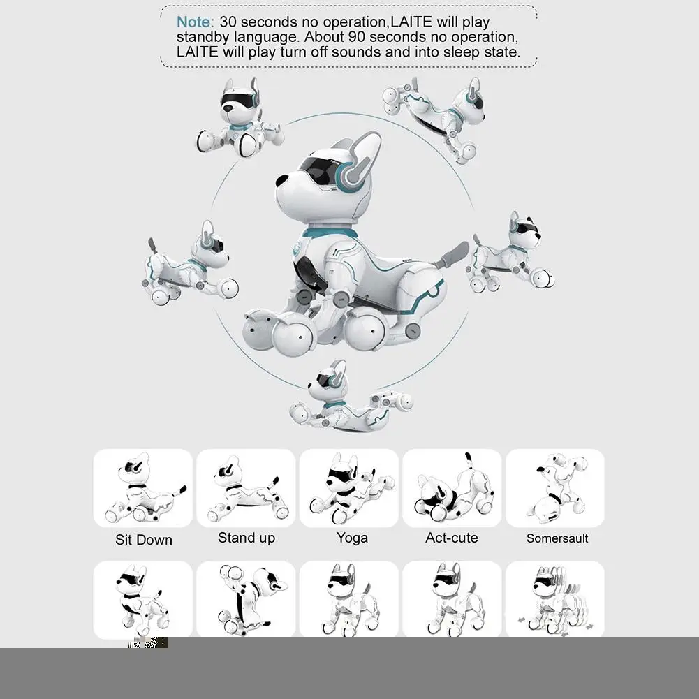 Умный трюк с дистанционным управлением робот-собака интеллектуальное