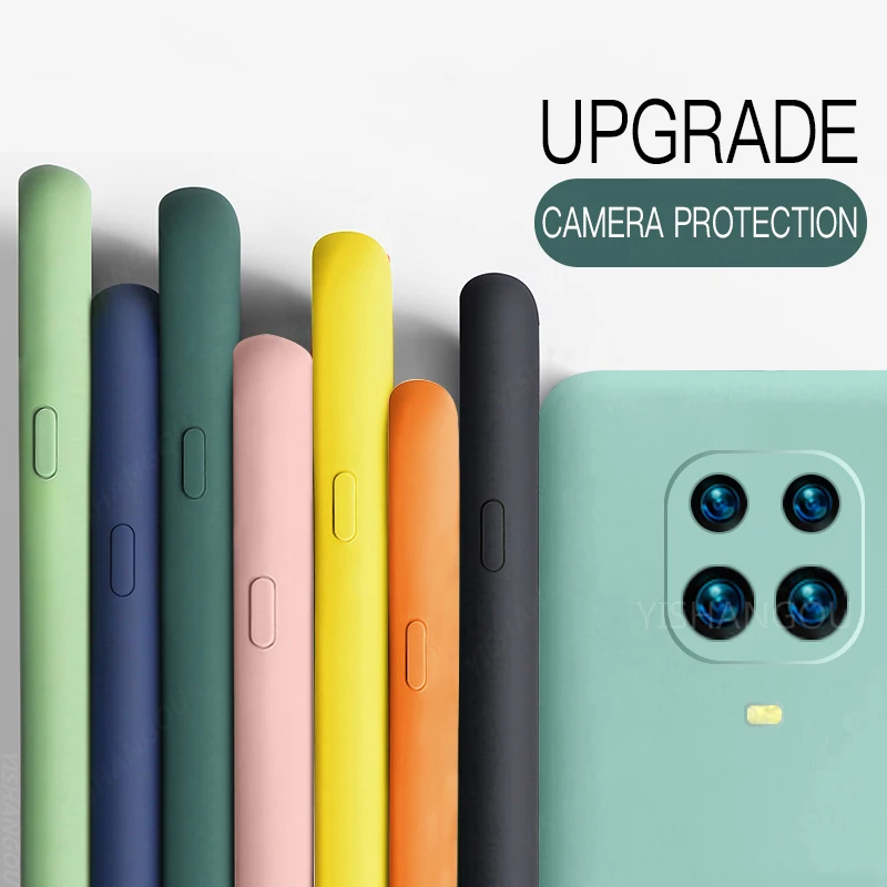 Жидкий силиконовый чехол для Xiaomi POCO X3 Pro M3 F3 X3 GT 10T Redmi Note 10 Pro 8 9A 9T мягкий чехол для Redmi Note 9 Pro | Мобильные телефоны и аксессуары | АлиЭкспресс