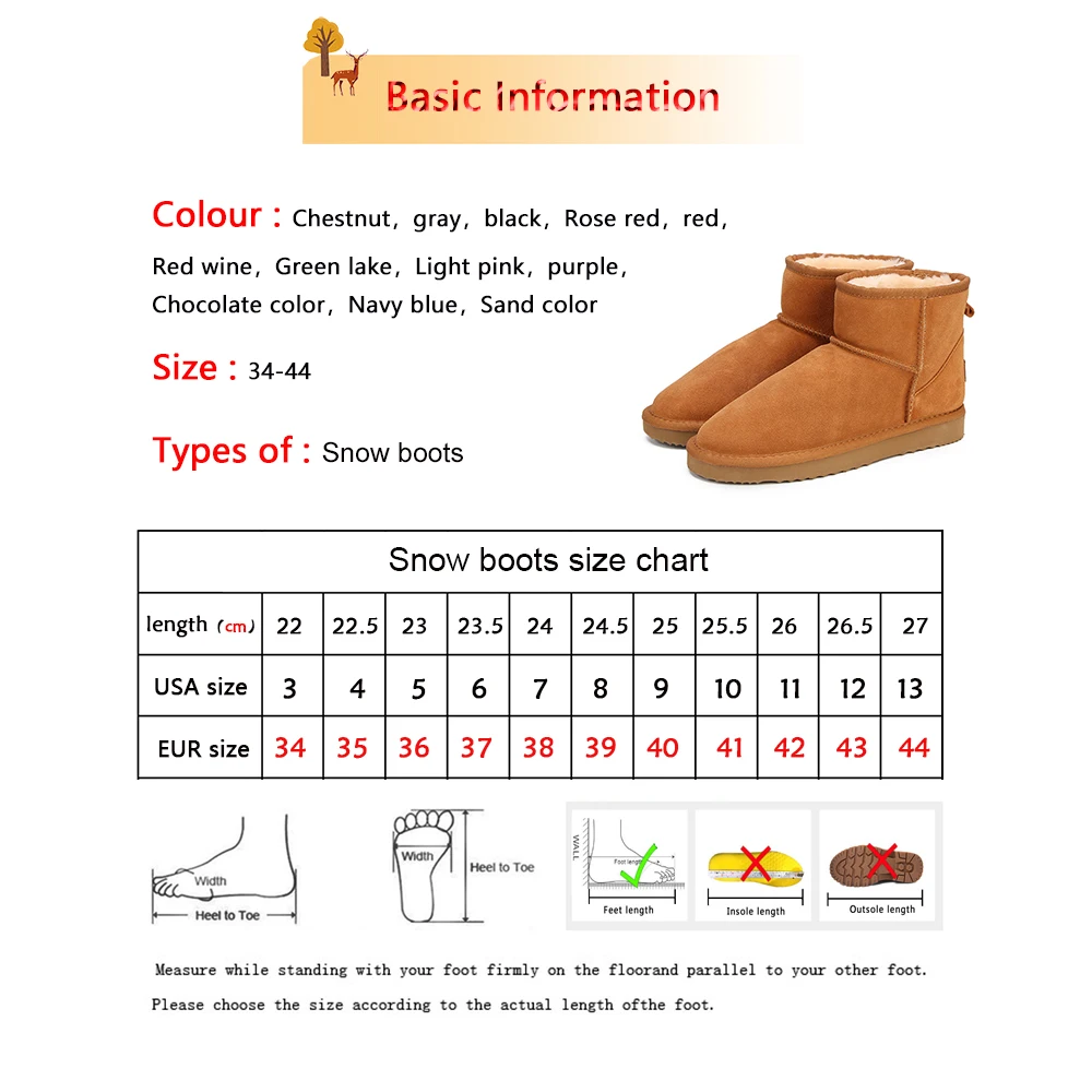 Модные зимние сапоги HABUCKN из натуральной кожи женские высококачественные
