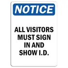 PENGNO все посетители должны вмещать и показывать I.D. Предупредительный металлический настенный постер, жестяной знак, винтажный, для барбекю, ресторана, столовой, кафе, шоу