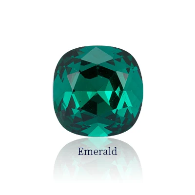 Emerald Красный с синими стразами Кристал острый задняя подушка камни PerfectStrass модные украшения для пришивания украшения из ткани стеклянные камни - Цвет: Emerald