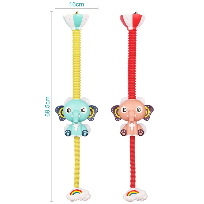 

Electric Elephant Water Spray Bath Toys For Kids Baby Bathroom Bathtub Faucet Shower Toys Strong Suction Cup Childern Water Game
