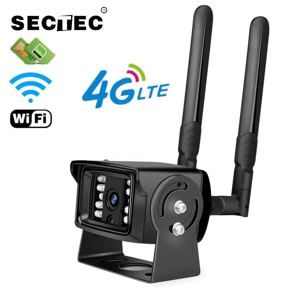 Камера видеонаблюдения металлическая водонепроницаемая 2 Мп Full HD 1080P Wi Fi слот для