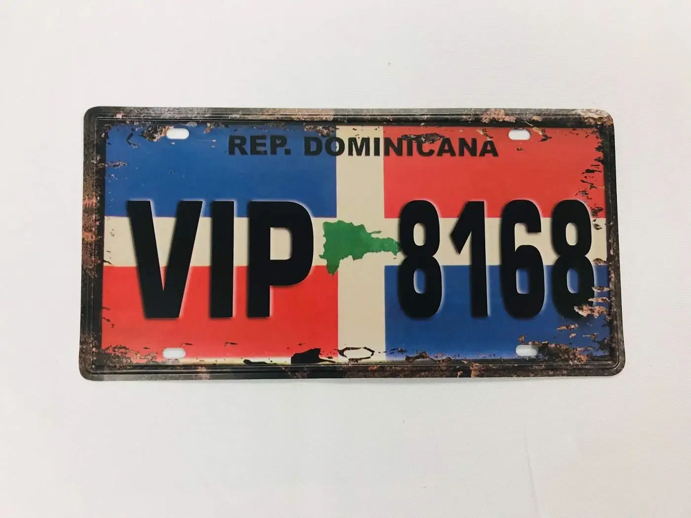 

Great Metal License Plate Dominican Republic Souvenir(Dominican Republic) Tin Sign Vintage Plaque for Home,Bar Wall Decor