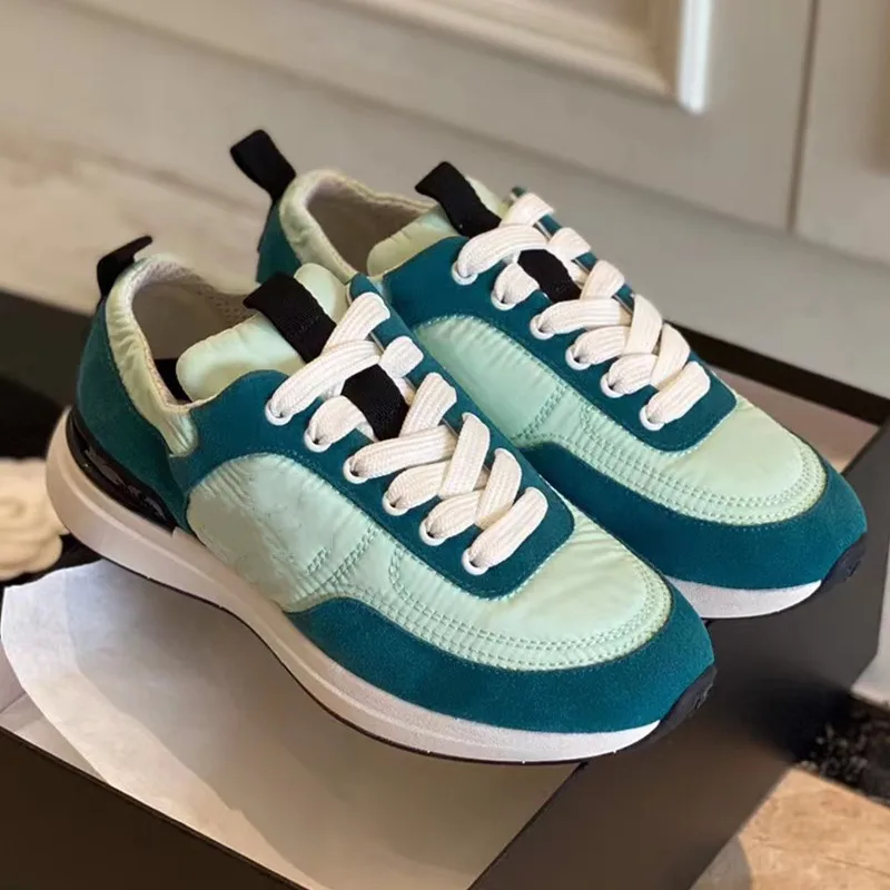 

Mixed Color Air Farbic Women Sneakers Luxury Brand Designer Women Shoes Wedge Heels Casual Shoes Outdoor Sport Shoes For Women