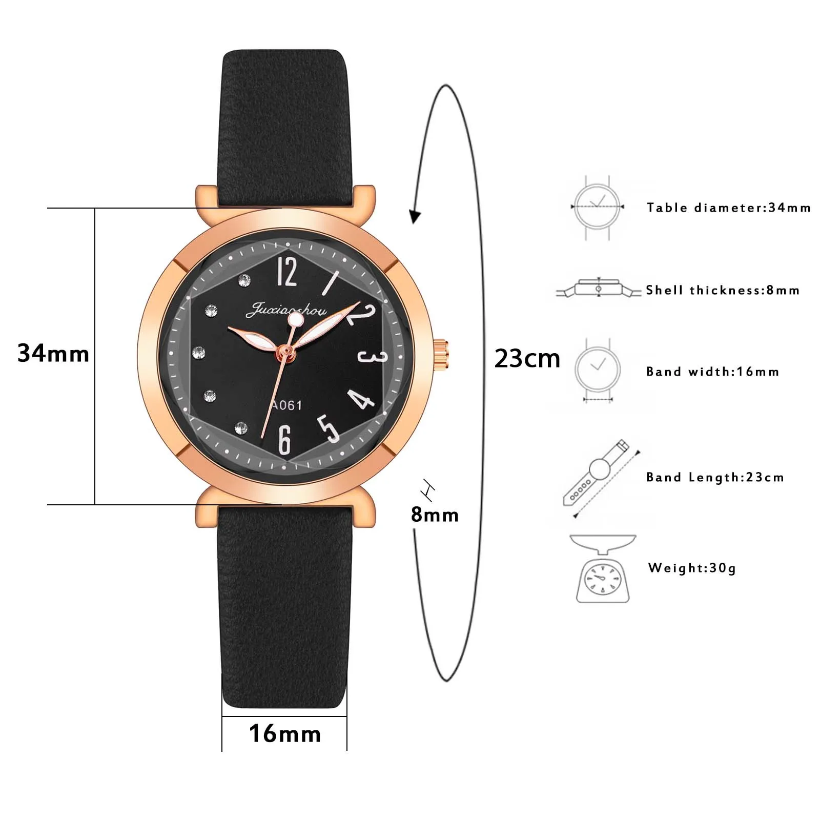 

NicePopWatch Women Casual Fashion Leather Belt Watches Simple Ladies' Small Dial Quartz Clock Dress Wristwatches Reloj Mujer