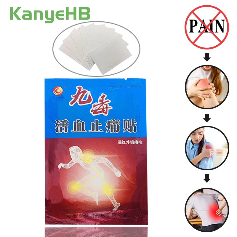 

8pcs Pain Relief Patch Chinese Plasters Kits Medical Muscle Back Aches Rheumatism Arthritis Joint Pain Plaster Pain Killer H038