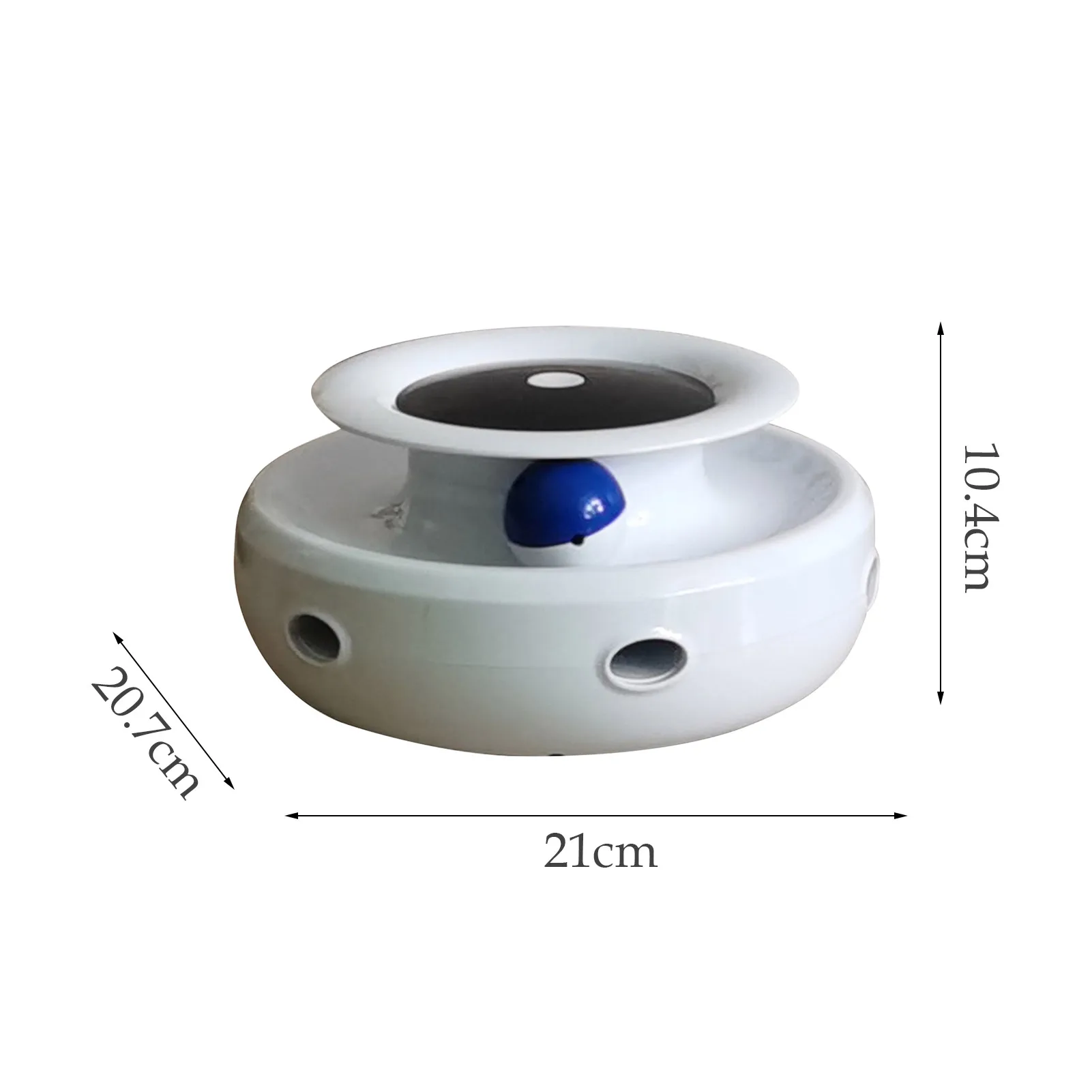 

Interactive Cat Turntable Toy Low Noise Battery powered Cat Toy Smart Teasing Cat Stick Crazy Game Automatic Turntable Cat Toy