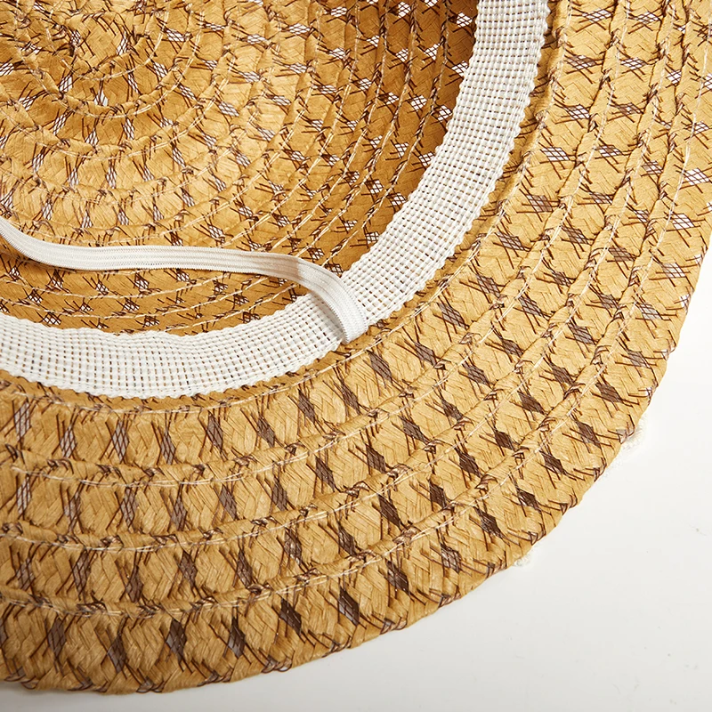 

1pc Women Lace Sun Hats For Wide Brim Straw Beach Side Cap Floppy Female Straw Hat Lace Hat Summer Hat