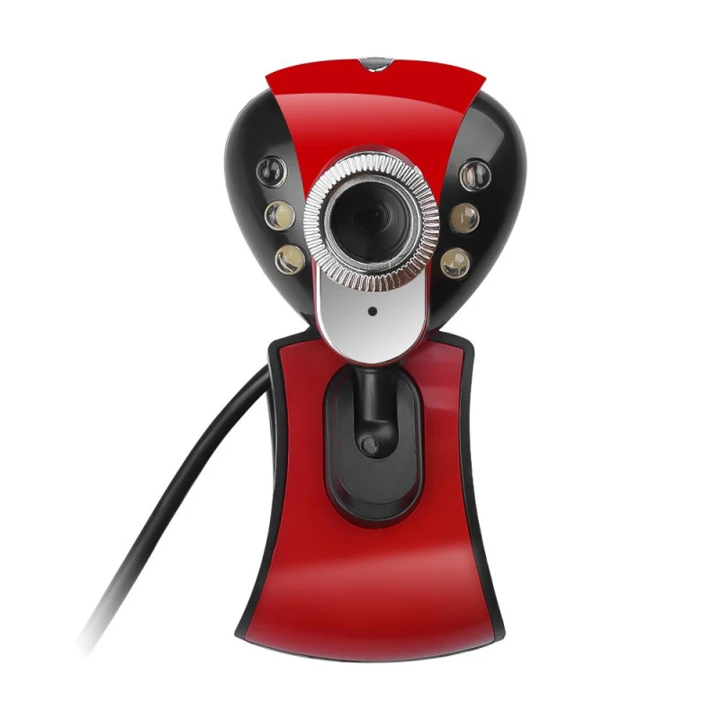 Мини HD веб-камера 360 градусов Компьютерная камера s USB 2 0 50 M 480P 6 светодиодный для