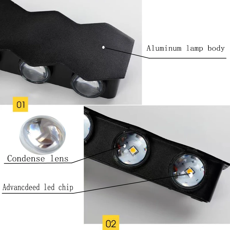 Светодиодный настенный светильник для помещений и улицы водонепроницаемый IP65