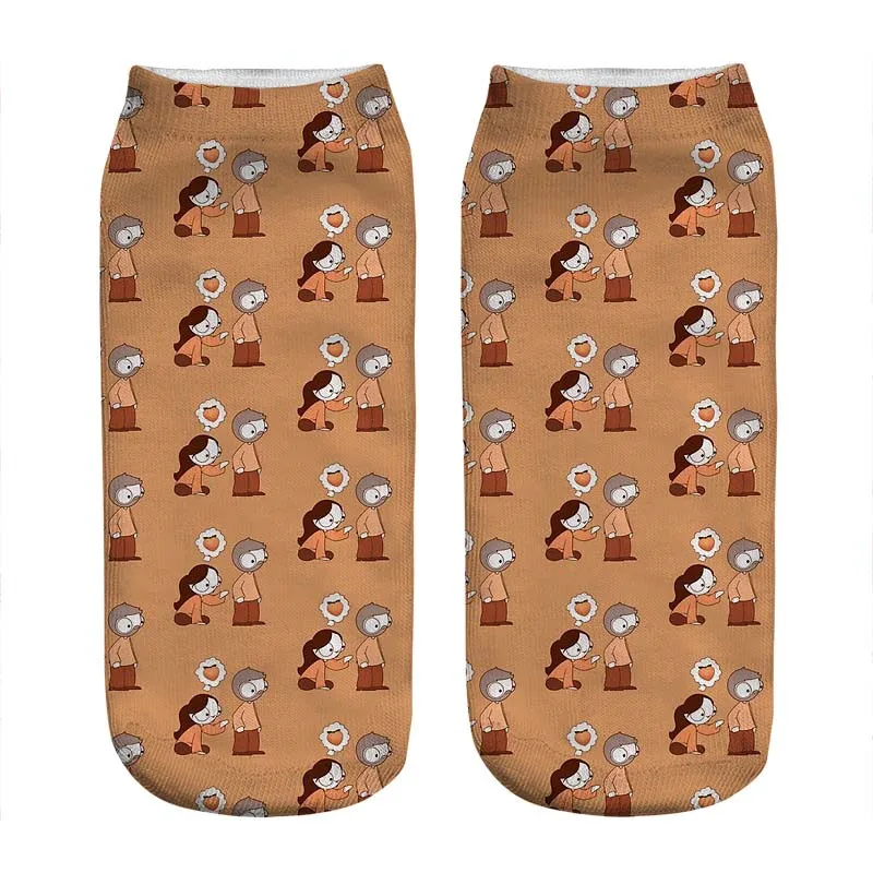 Женские носки милые с принтом звезд созвездий женские в стиле Харадзюку веселая