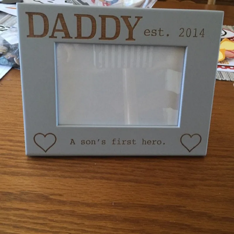 Фоторамка для папы мамы и ребенка фоторамки на заказ дня отцов первая любовь