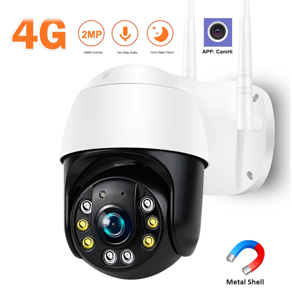 Камера видеонаблюдения 4G IP SIM карта 3G 1080P HD Wi Fi|Камеры видеонаблюдения| |