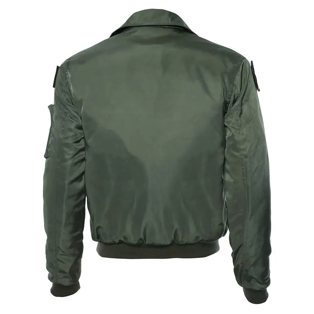 Топ пистолет Куртка Косплей Костюм для взрослых мужчин зеленое пальто Хэллоуин