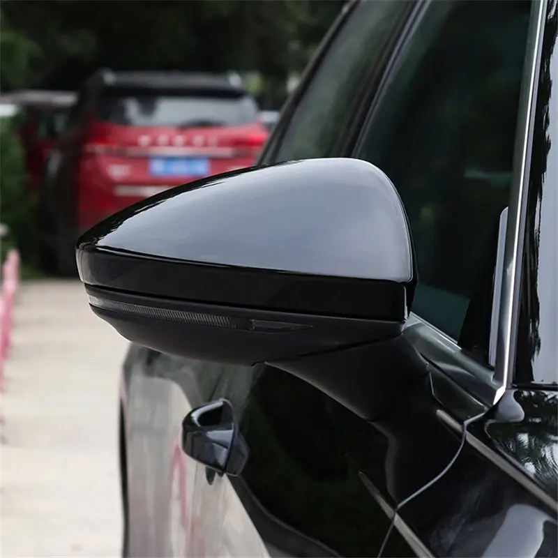 

WELKINRY car auto cover For Audi A6 C8 2019 ABS chrome side wing fender rearview door mirror cap trim