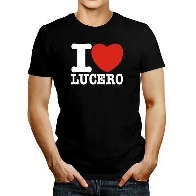 

Футболка с надписью I love Lucero Bold