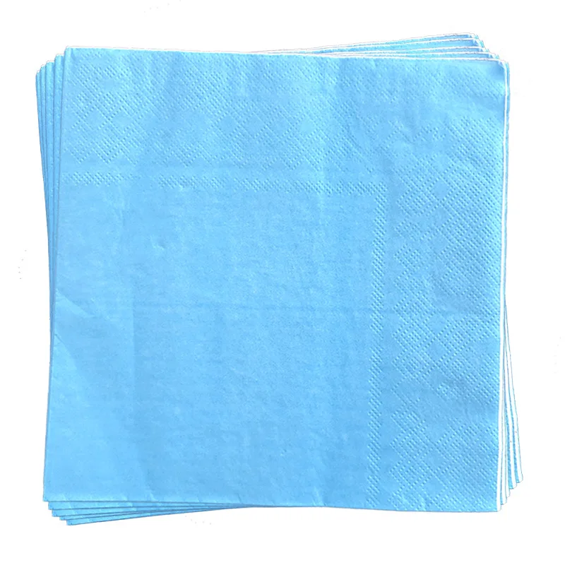 Золотая фольга одноразовая посуда голубой градиентный цвет бумажный стаканчик