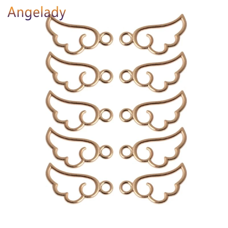 10 шт. Крыло ангела подвеска на металлическом каркасе установка в открывую рамку