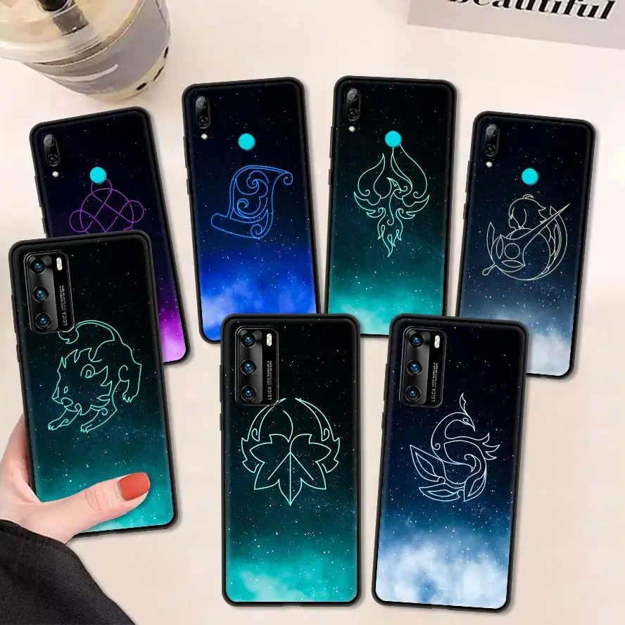 

Чехол для телефона Genshin Impact Game для Huawei P20 P30 Lite P40 Pro P Smart Z Plus 2019 Mate 10 20 30 40 Pro, чехол Coque Funda