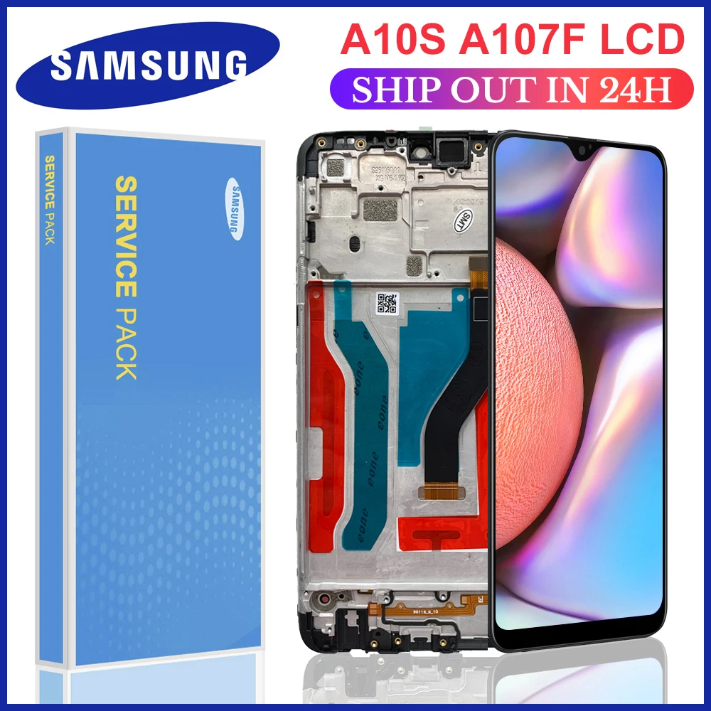 Оригинальный сенсорный дисплей 6 2 дюйма для Samsung galaxy A10s A107/DS A107F A107FD A107M дигитайзер