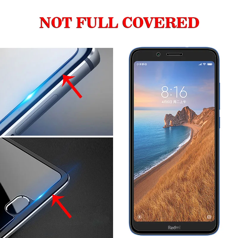 2 шт. закаленное стекло для Xiaomi Redmi 7A HD защитная пленка телефона Защитное Note 7|screen