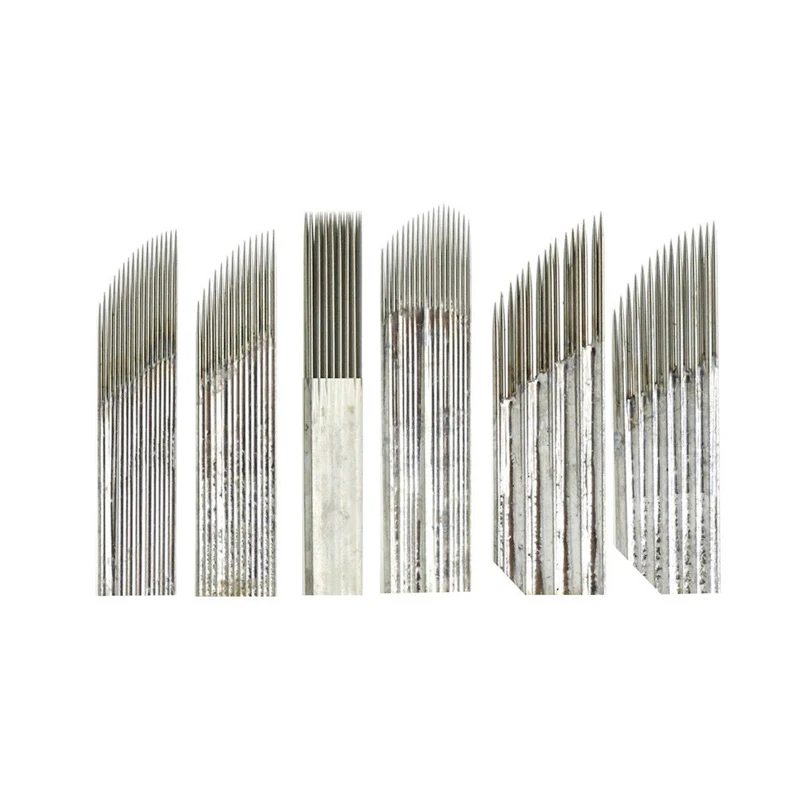 Мануального татуажа бровей 50 шт в наборе иглы для татуировки одноразовые