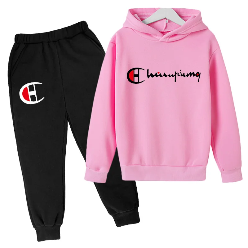 

Autumn / Winter kids clothes sets Toddler Sweater Outdoor Causal tracksuit+Pants Suit Children Long Sleeve Hoodies for 4-14 Year