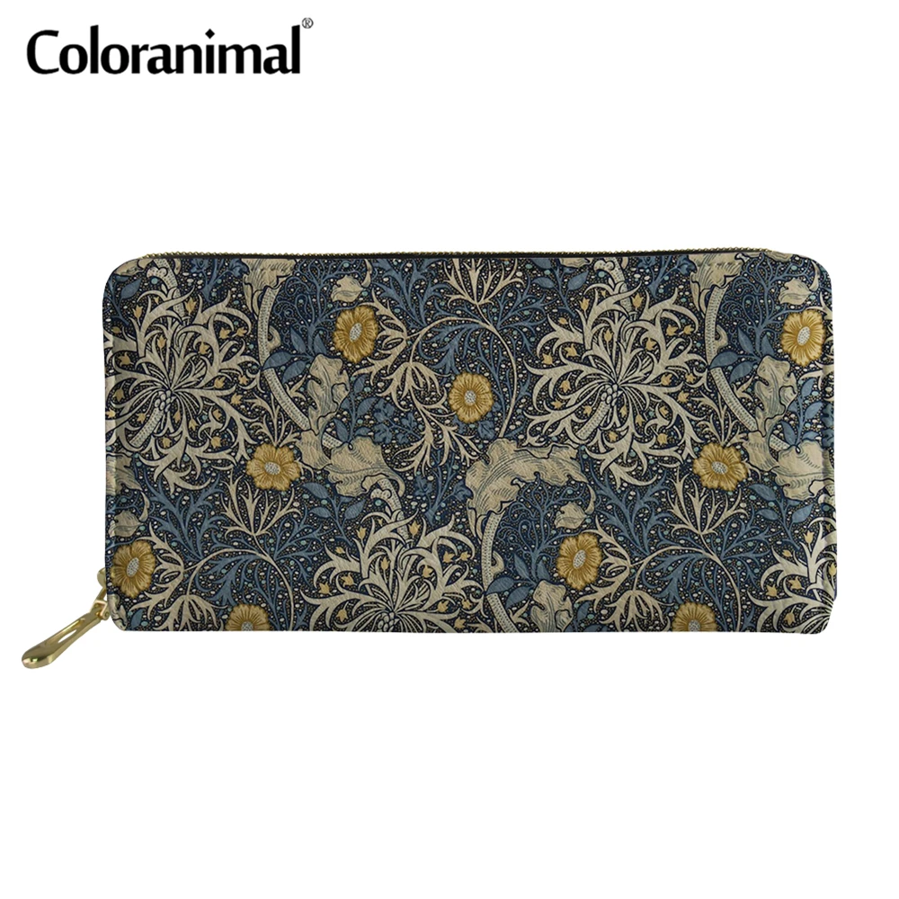 Coloranimal высокого качества PU кожаный бумажник для женщин необходимость клатч с