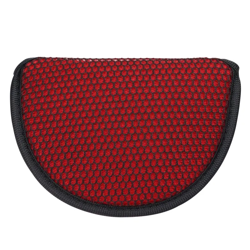 Red Большие зубы колотушка для гольфа Putter крышка с волшебной наклейкой закрытие легкий вес сине-красный сетчатый чехол - Цвет: Red